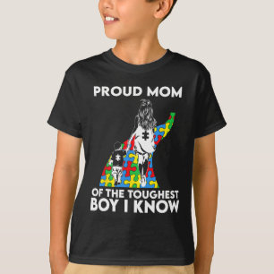 Camiseta Mãe Orgulhosa Do Menino Mais Durão Que Eu Conheço