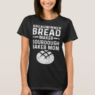 Camiseta Mãe Padeira Mestre Provedora Fazedora de Pão Ferme