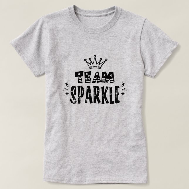 Camiseta Mãe Pageant - Equipe Sparkle, Pageant (Frente do Design)