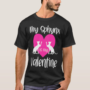 Camiseta Mãe Pai de Gato Sphynx Dia dos Namorados Resgate F