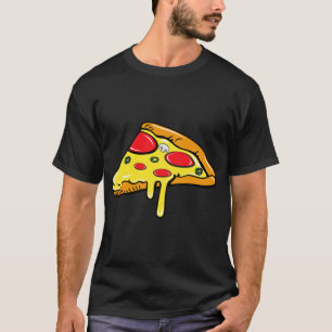 Camiseta Mãe Pai Filho Filha Pizza Fatia Correspondente