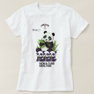 Camiseta Mãe Panda Fofa – Presente Adorável do Dia