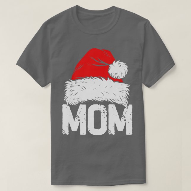 Camiseta Mãe Papais noeis de Natal Família Correspondendo P (Frente do Design)