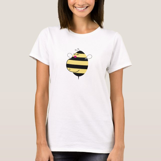 Camiseta Mãe para Ser Abelha Grávida (Frente)