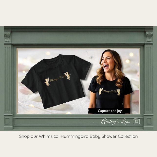 Camiseta Mãe Para Ser | Chás de Bebê (Criador carregado)