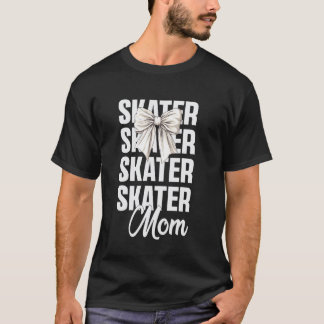 Camiseta Mãe Patinadora Figura de Patinação no Gelo Amante