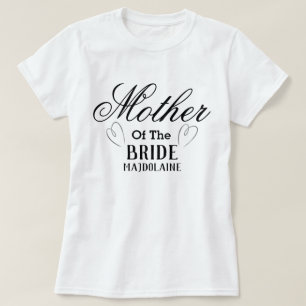 Camiseta Mãe personalizada da Camisa-T-Bride