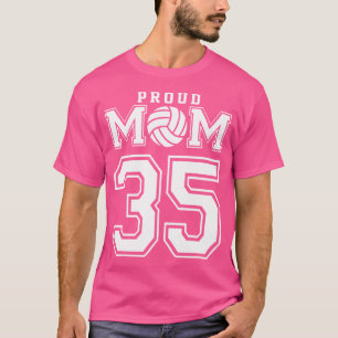 Camiseta Mãe Personalizada de Voleibol Ortopolho Número 35