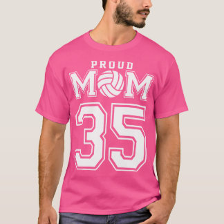 Camiseta Mãe Personalizada de Voleibol Ortopolho Número 35 