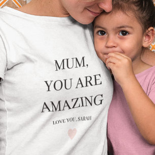 Camiseta Mãe Personalizada Especial Que Você É Um Presente