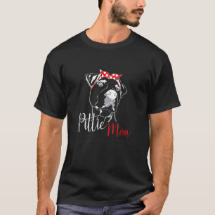 Camiseta Mãe Pittie Cão Pitbull Americano