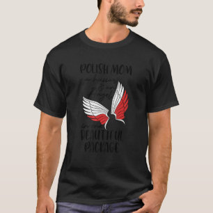 Camiseta Mãe Polonesa Hussar & Angel Em Belo Pacote Mente