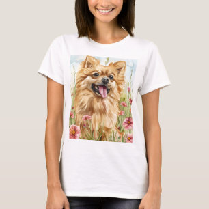 Camiseta Mãe Pomerânia – Aquarela