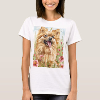Camiseta Mãe Pomerânia – Aquarela