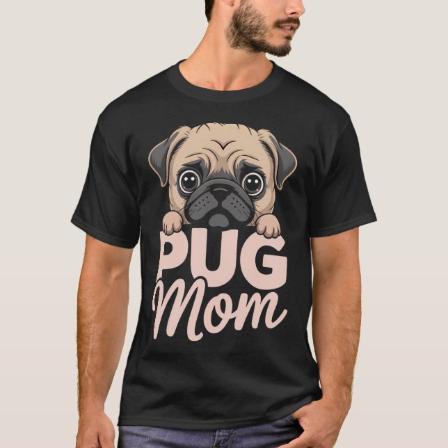 Camiseta Mãe Pug (Frente)