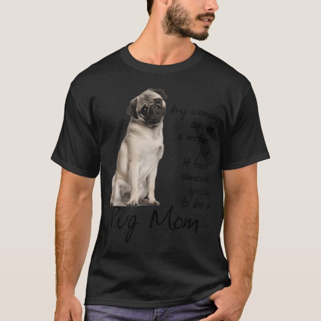 Camiseta Mãe Pug (Frente)
