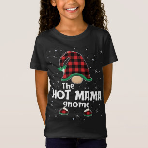Camiseta Mãe quente Gnomo Xadrez Buffalo Correspondente Nat