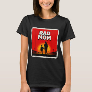 Camiseta Mãe radical mãe e filho futebol mãe pôr do sol