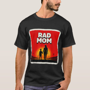 Camiseta Mãe radical mãe e filho futebol mãe pôr do sol