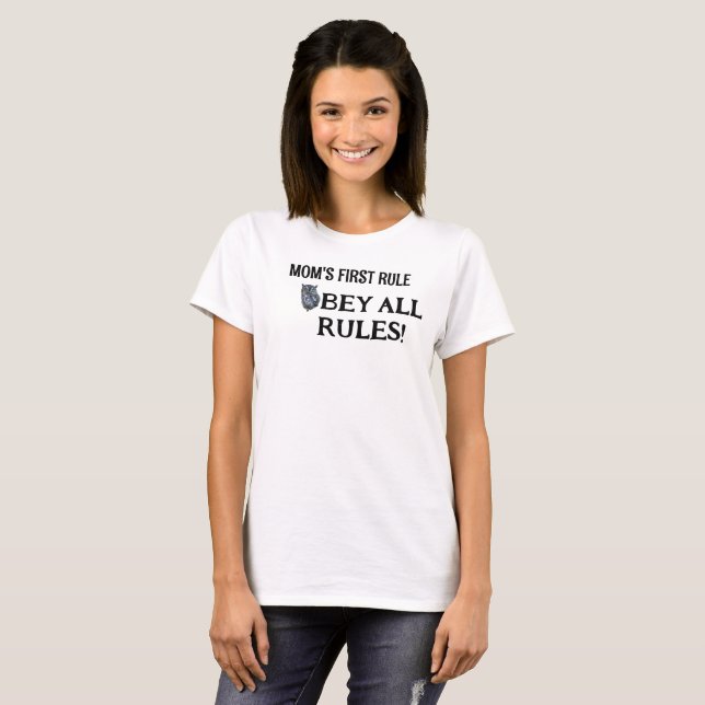 Camiseta MÃE REGRAS T-Shirt (Frente Completa)