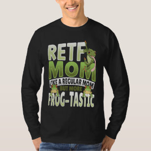 Camiseta Mãe RETF Sapo de Árvore de Olhos Vermelhos Mamãe