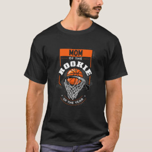Camiseta Mãe Rookie do Ano de Basquete Mãe de Rooki