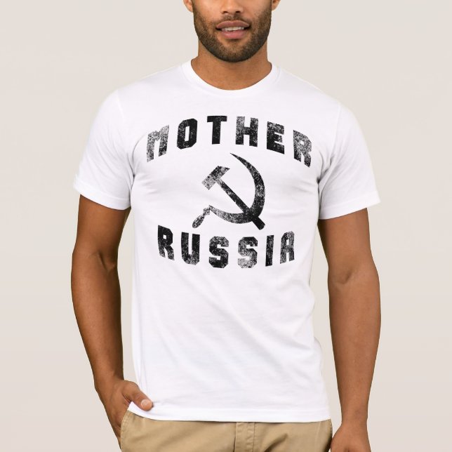 Camiseta MÃE RÚSSIA, vintage (Frente)