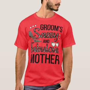 Camiseta Mãe Sassy Dos Chás Do Groom Mãe