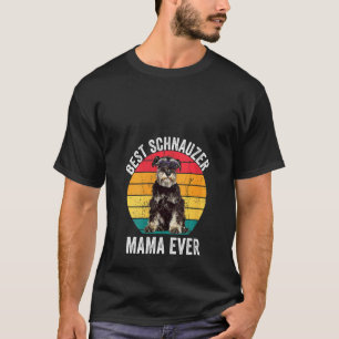 Camiseta Mãe Schnauzer Feminina Mini Schnauzer Miniatura Ma