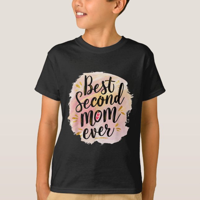 Camiseta Mãe segunda mãe dia das mães  (Frente)