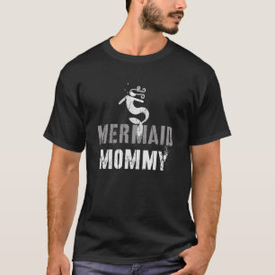 Camiseta Mãe Sereia Equipe Mãe Mer Natação Mãe Praia