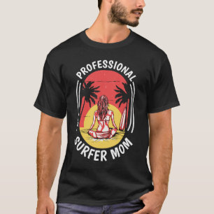Camiseta Mãe Surfista Surfrider Ondas Prancha de Surfe Sur