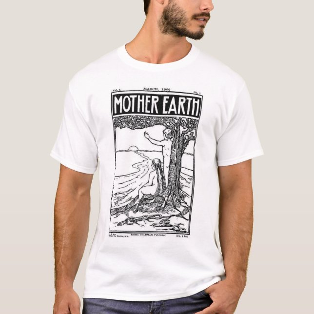 Camiseta Mãe Terra adam e t-shirt da liberdade da véspera (Frente)