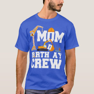 Camiseta Mãe Tripulação de Aniversário