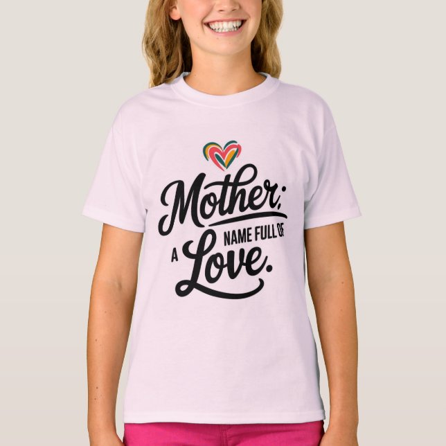 Camiseta Mãe: Um cheio do Amor (Frente)