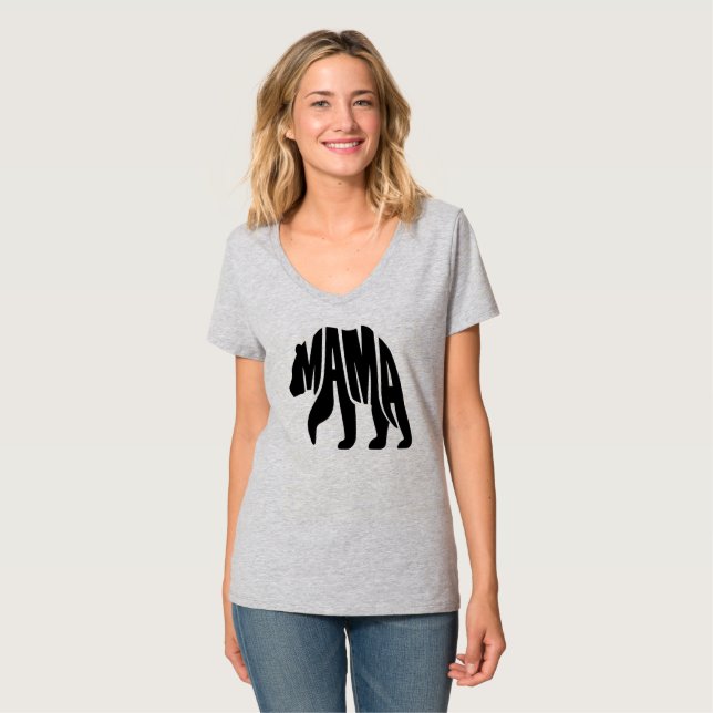 Camiseta Mãe Urso (Frente Completa)