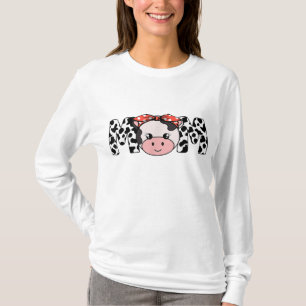 Camiseta Mãe Vaca Mãe Fazendo A Matança Familiar Engraçada