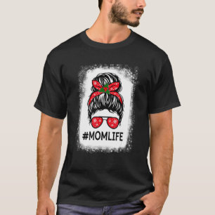 Camiseta Mãe Vida Caveira Cabelo Mensageiro Pulso Óculos So