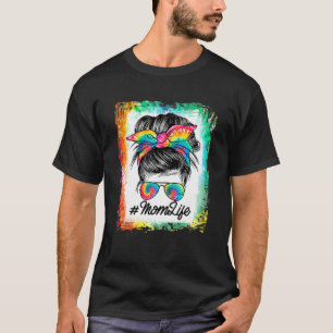 Camiseta Mãe Vida Má Cabelo Solar Óculos Secos Mãe