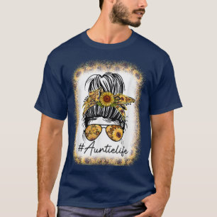 Camiseta Mãe Vida Sangrada Tia Vida Girassol Sadio