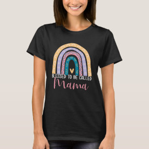 Camiseta Mãe Vovó Abençoada Por Ser Chamada Mãe