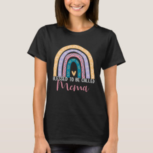 Camiseta Mãe Vovó Abençoada Por Ser Chamada Mema