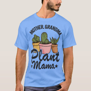 Camiseta Mãe Vovó Planta Mamã Landscapers Gardener Pla