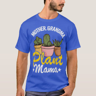 Camiseta Mãe Vovó Planta Mamã Landscapers Gardener Pla