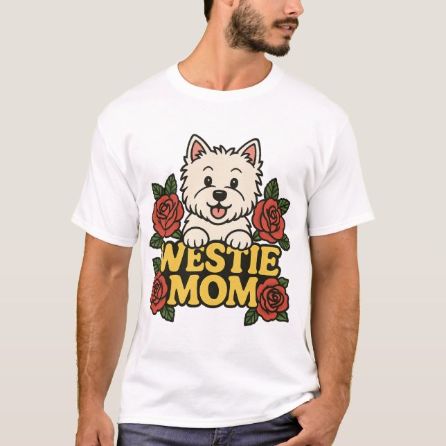 Camiseta Mãe Westie (Frente)