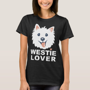 Camiseta Mãe Westie de Casa Branco
