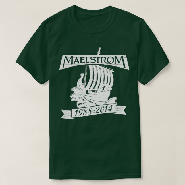 Camiseta Maelstrom WHITE (Frente do Design)