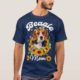 Camiseta Mães Cachorro de Beagle Bonita Mãe Dia de as mães 