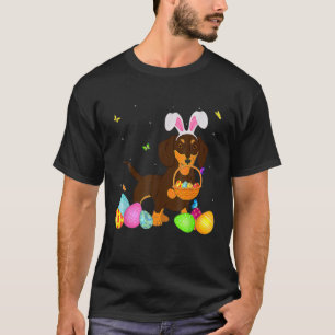 Camiseta Mães Cachorros Mamãe Dava Um Boneco Dachshund Ovos