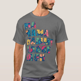 Camiseta Mães coloridas engraçadas citam design